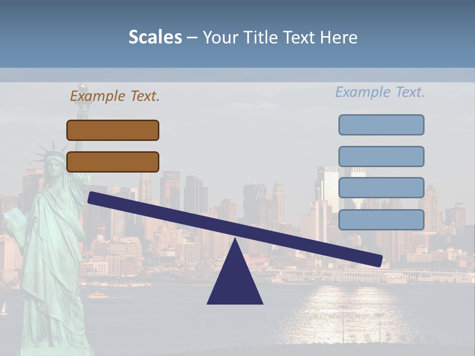River Scenic Icon PowerPoint Template