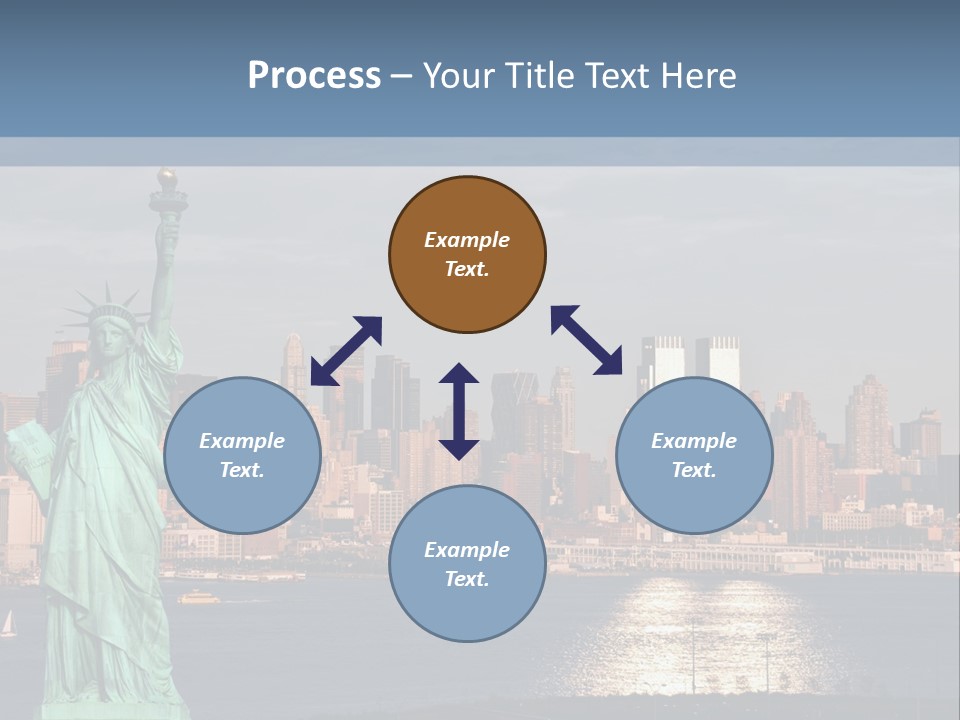 River Scenic Icon PowerPoint Template
