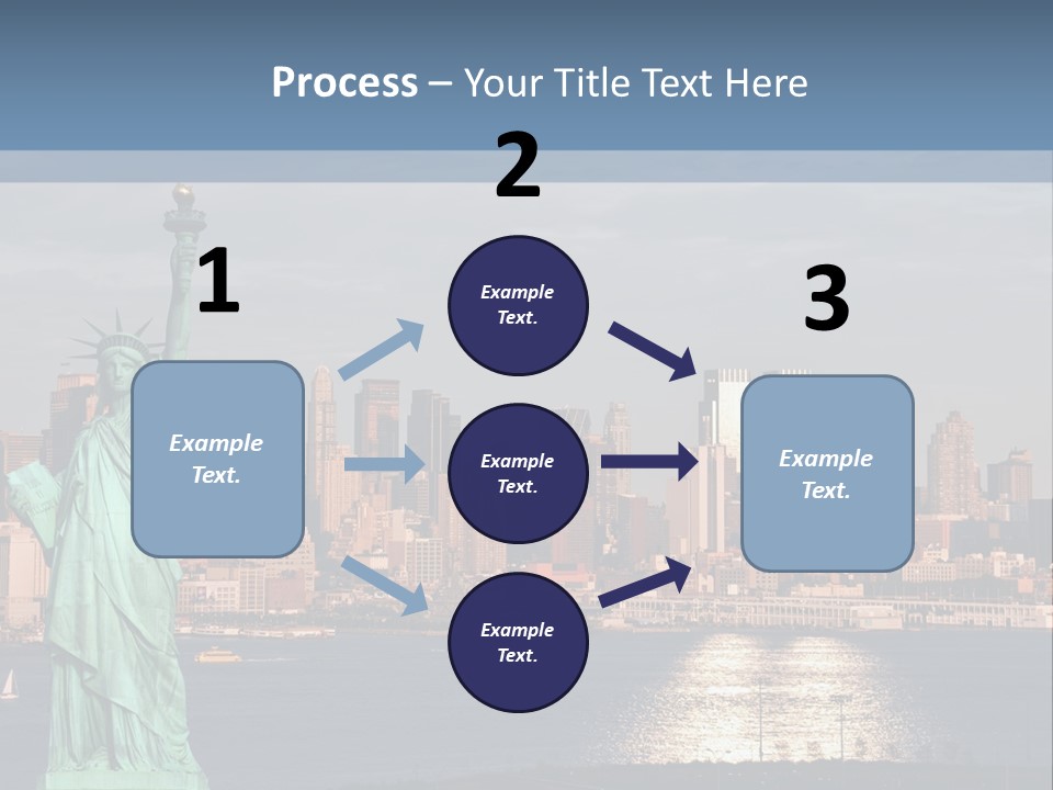 River Scenic Icon PowerPoint Template