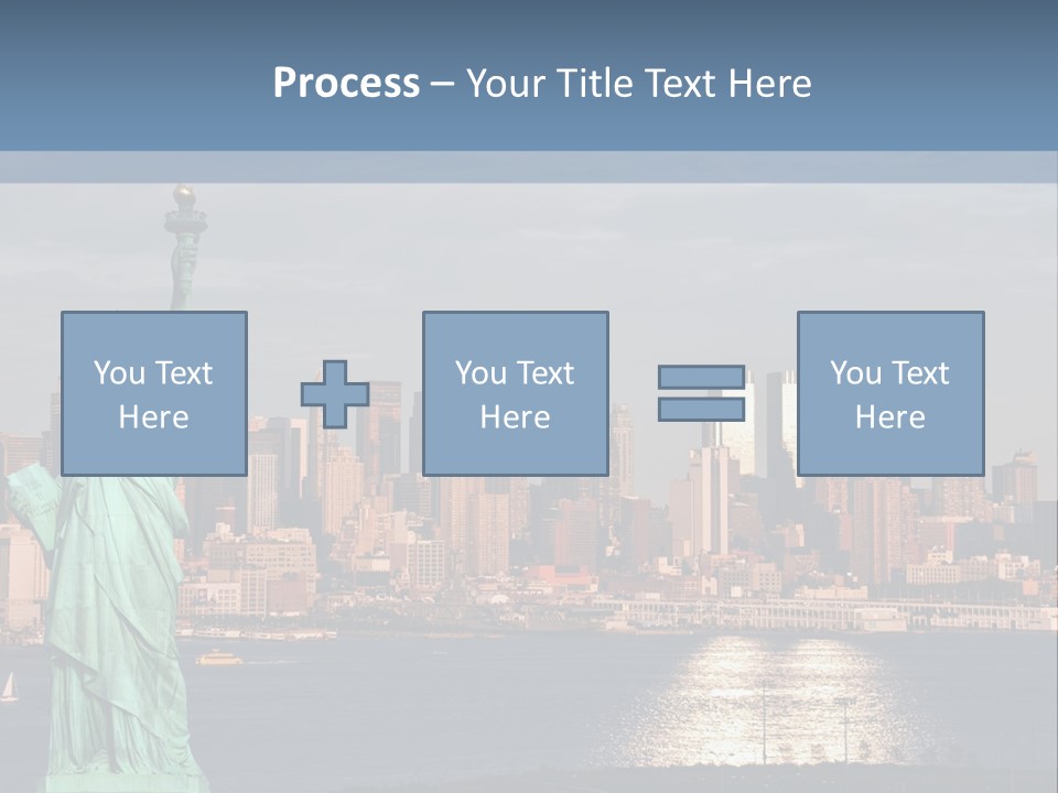 River Scenic Icon PowerPoint Template