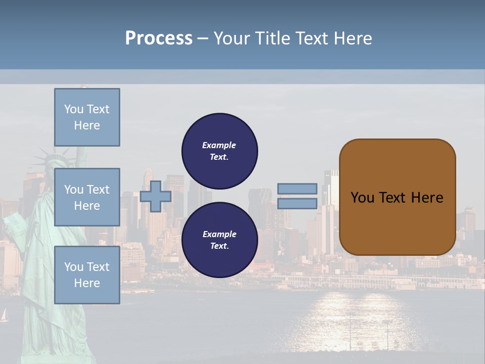 River Scenic Icon PowerPoint Template