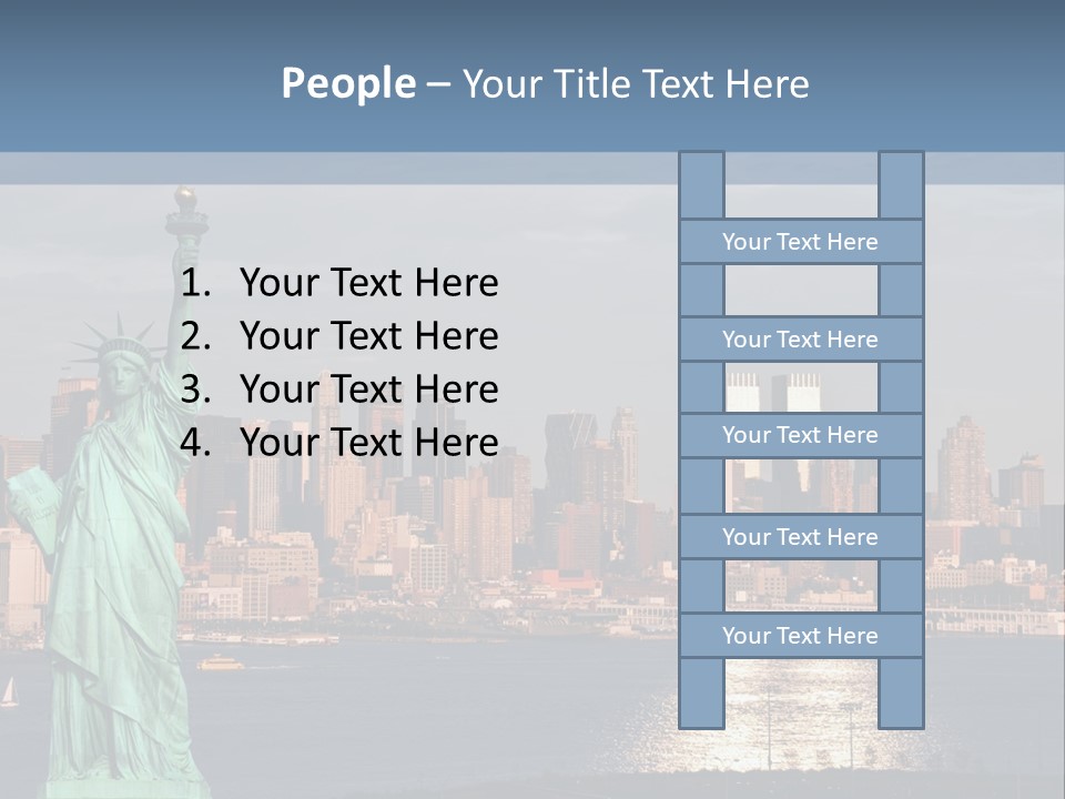River Scenic Icon PowerPoint Template
