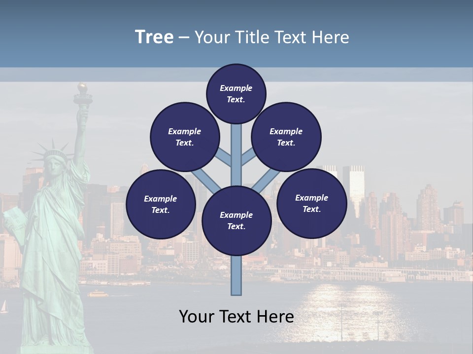 River Scenic Icon PowerPoint Template