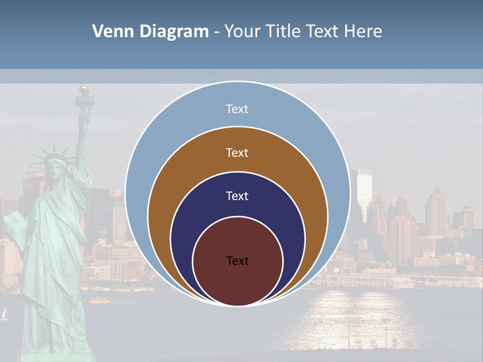 River Scenic Icon PowerPoint Template