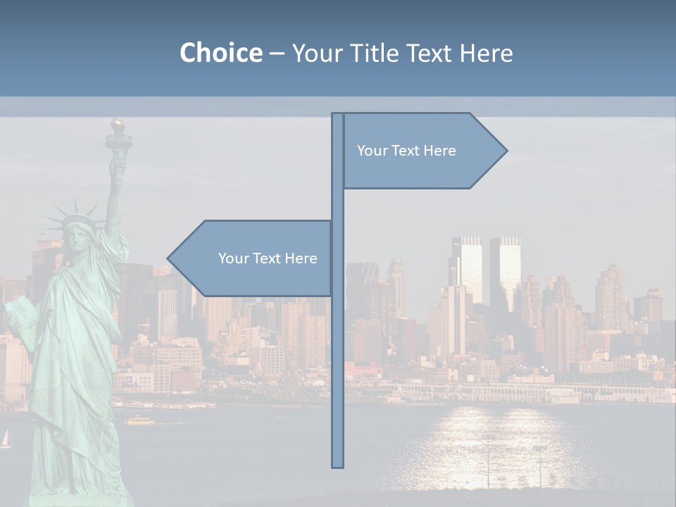 River Scenic Icon PowerPoint Template