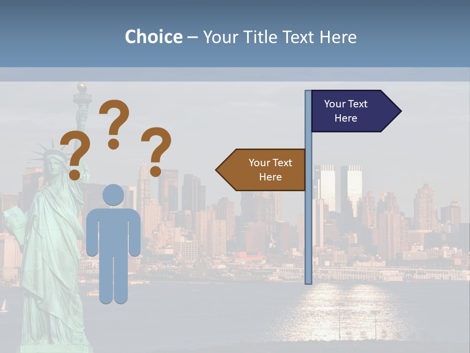 River Scenic Icon PowerPoint Template