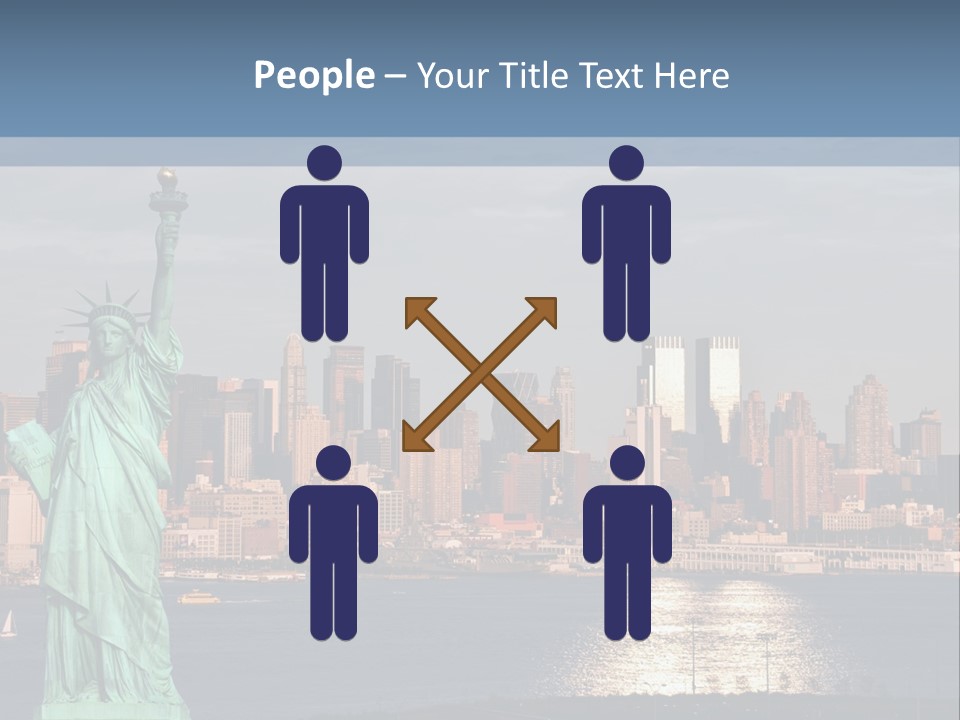 River Scenic Icon PowerPoint Template