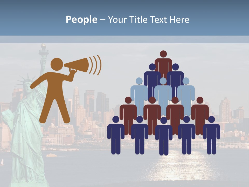 River Scenic Icon PowerPoint Template