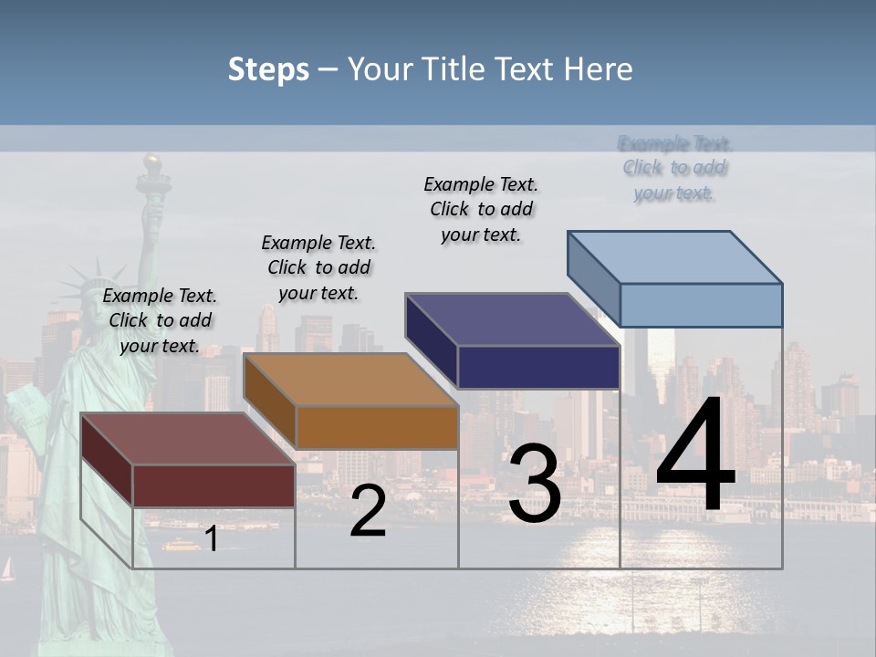 River Scenic Icon PowerPoint Template