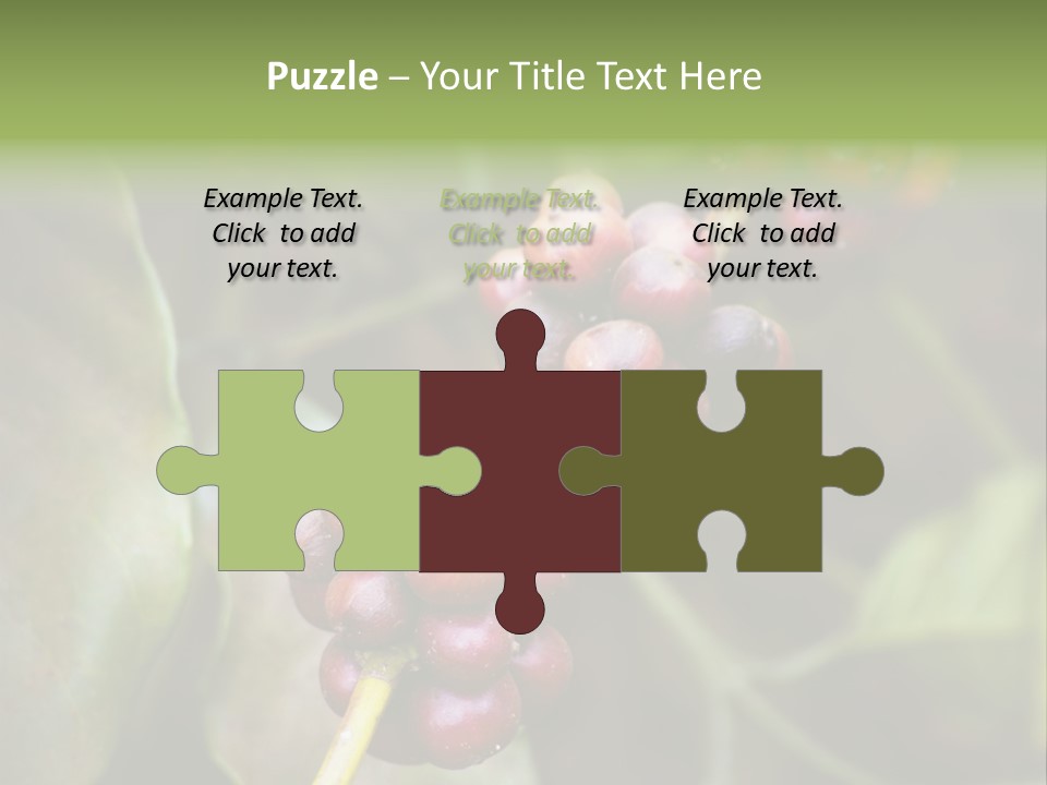 Coffee Bean Red PowerPoint Template