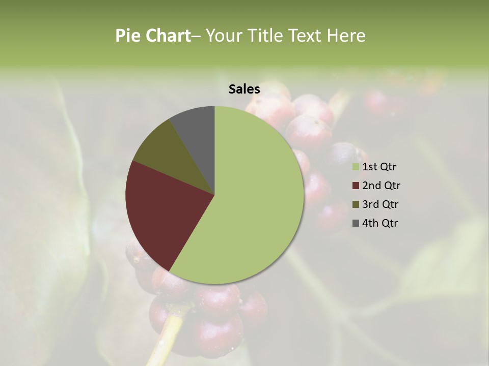 Coffee Bean Red PowerPoint Template