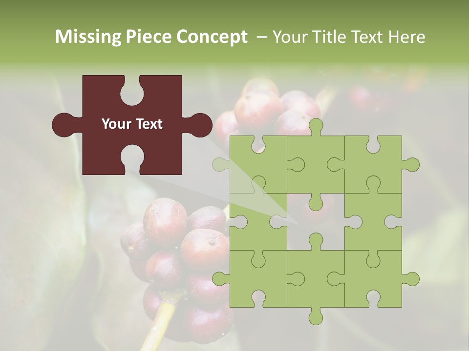 Coffee Bean Red PowerPoint Template