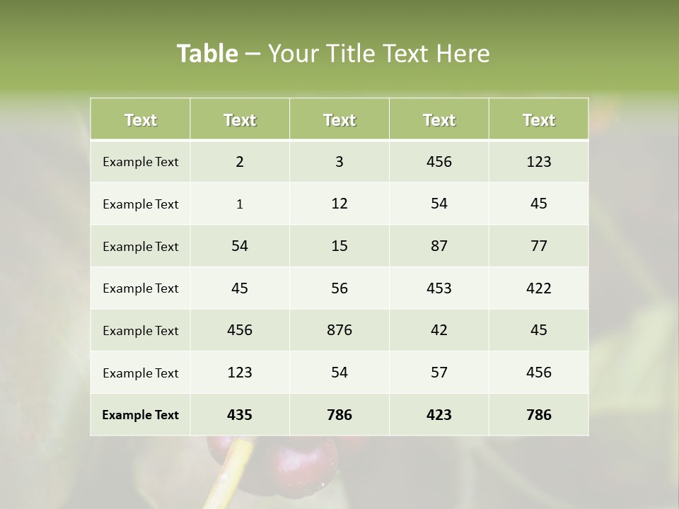 Coffee Bean Red PowerPoint Template