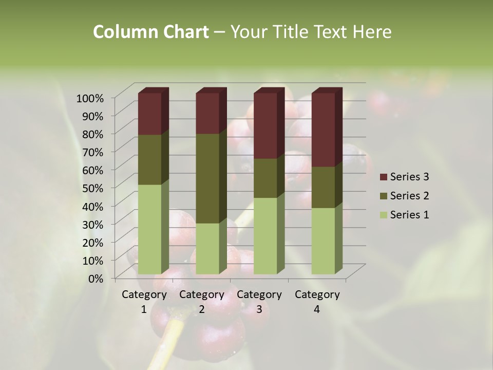 Coffee Bean Red PowerPoint Template