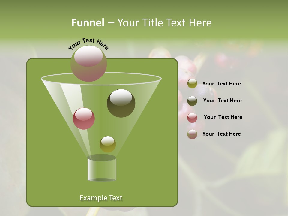 Coffee Bean Red PowerPoint Template
