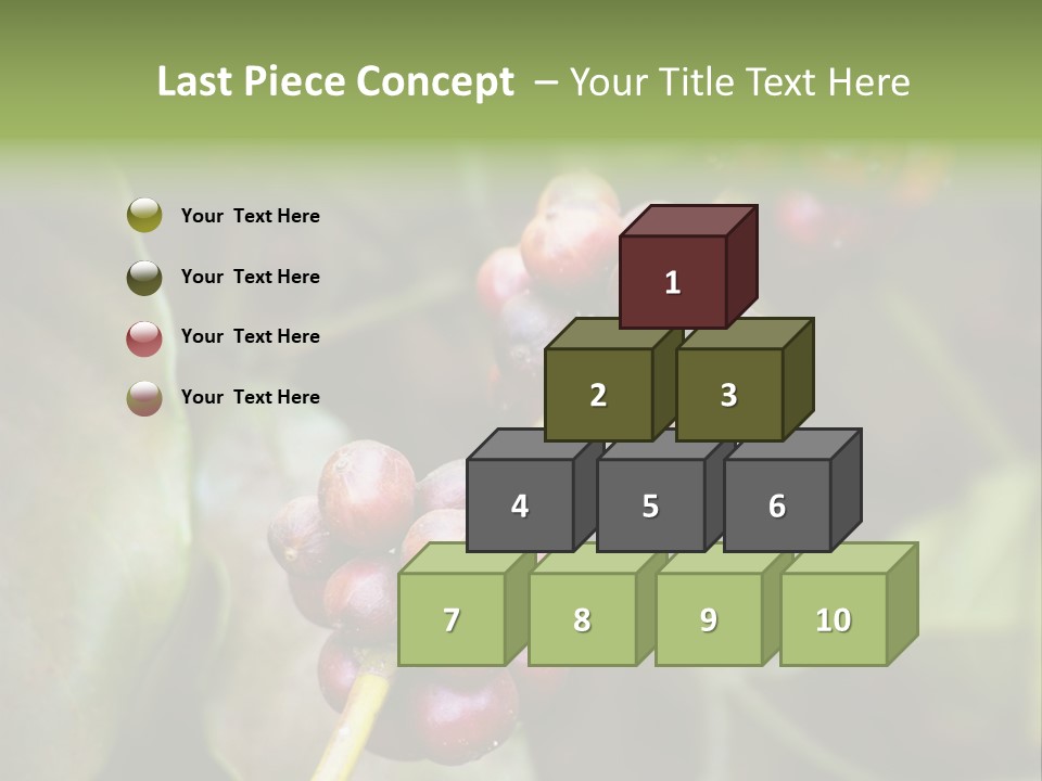 Coffee Bean Red PowerPoint Template