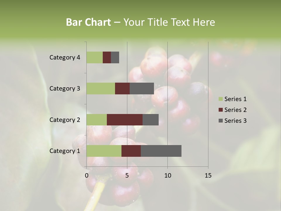 Coffee Bean Red PowerPoint Template