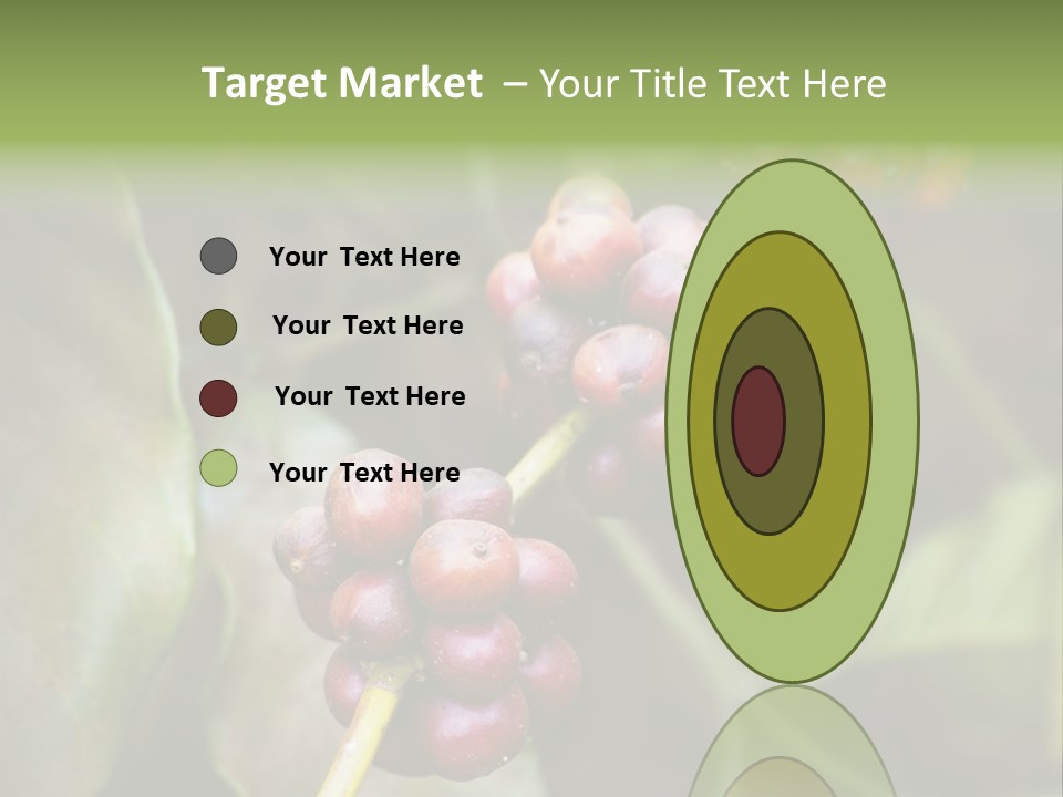 Coffee Bean Red PowerPoint Template