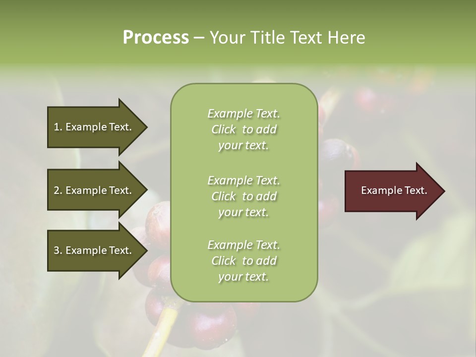 Coffee Bean Red PowerPoint Template