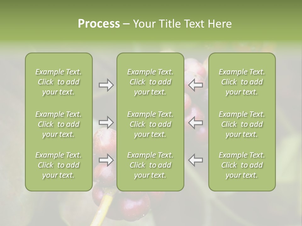 Coffee Bean Red PowerPoint Template
