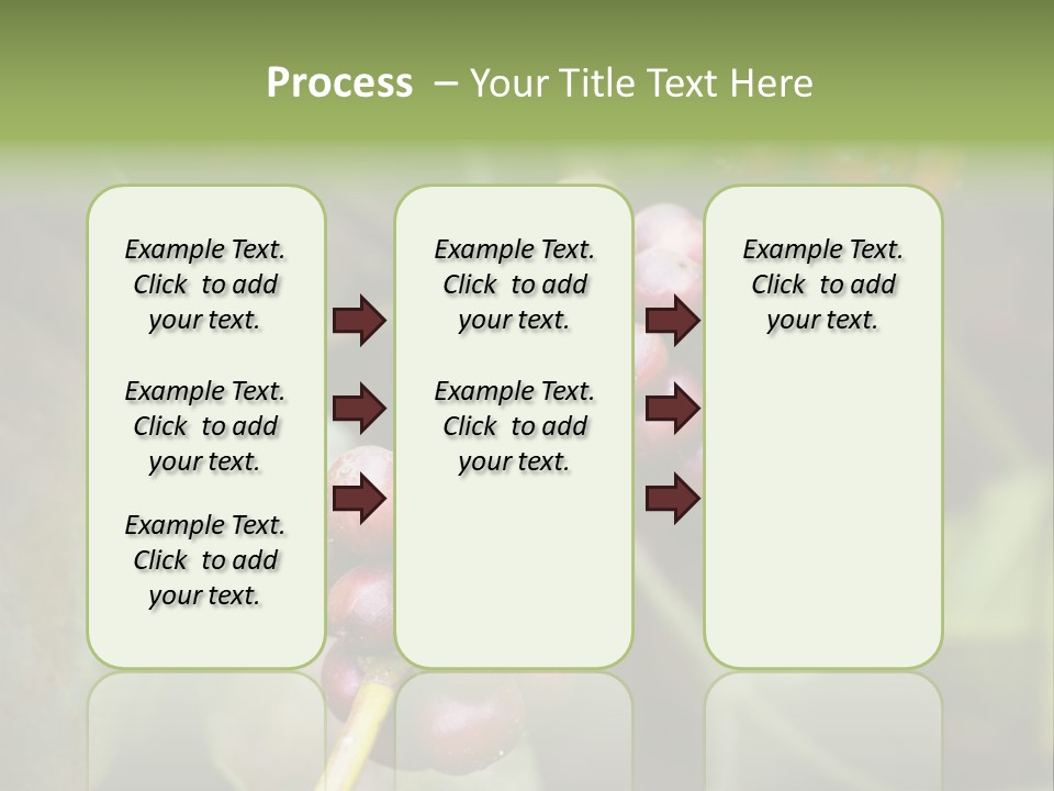 Coffee Bean Red PowerPoint Template