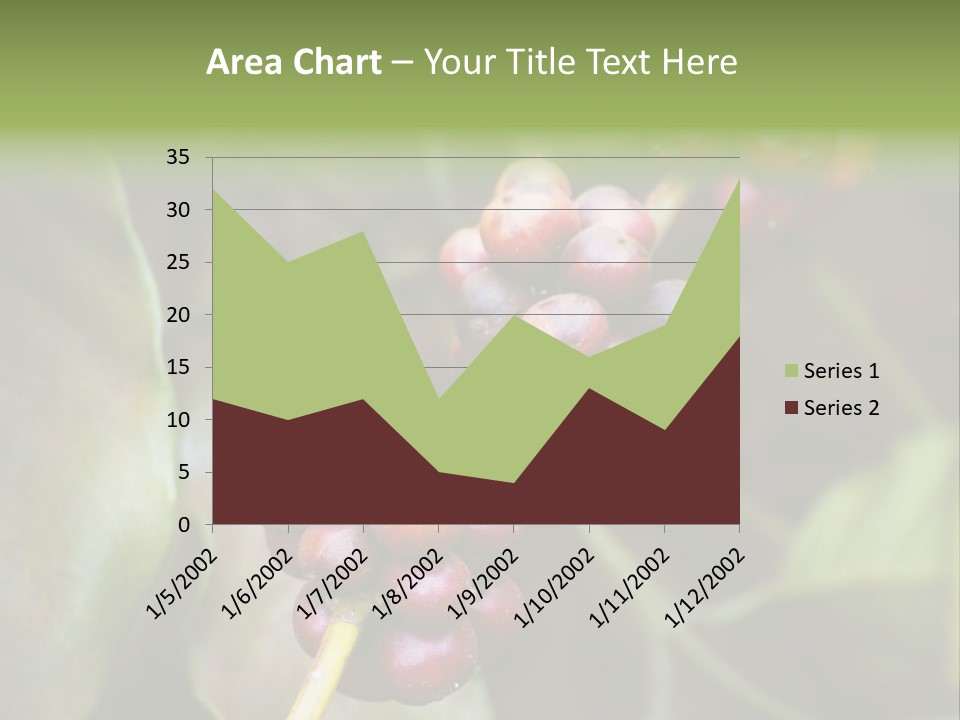 Coffee Bean Red PowerPoint Template