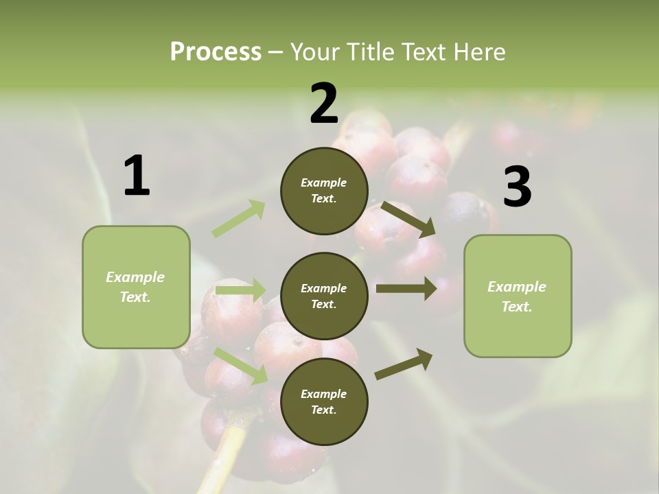 Coffee Bean Red PowerPoint Template