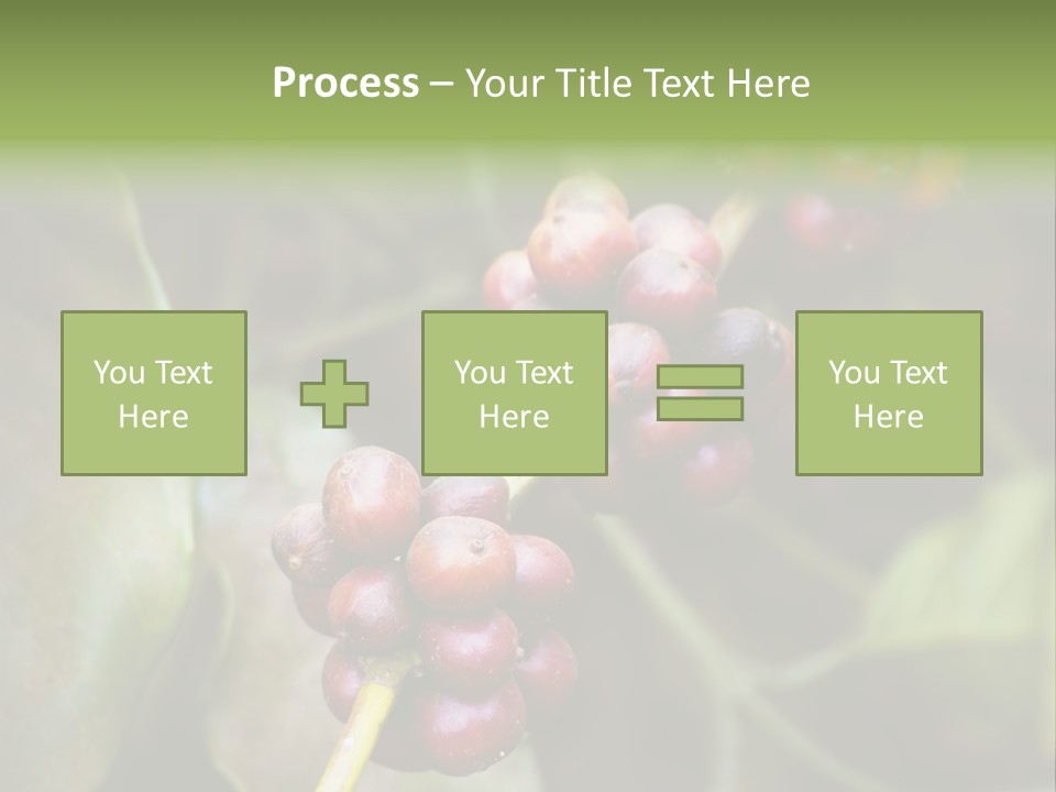 Coffee Bean Red PowerPoint Template