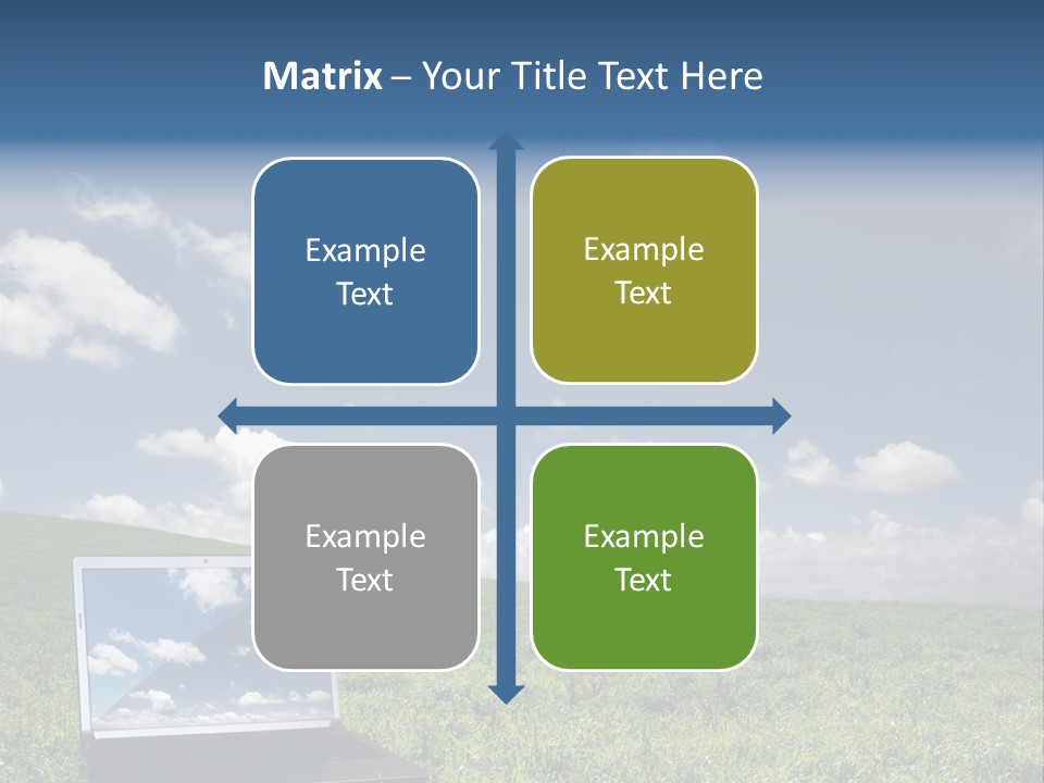 Freedom Blue Mobility PowerPoint Template