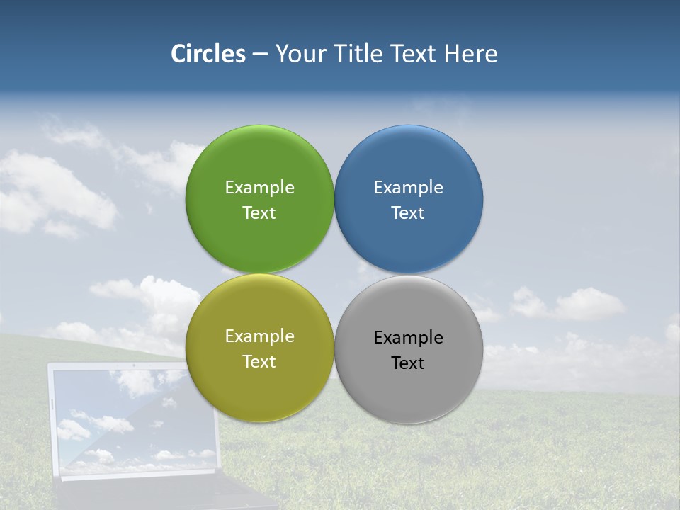 Freedom Blue Mobility PowerPoint Template