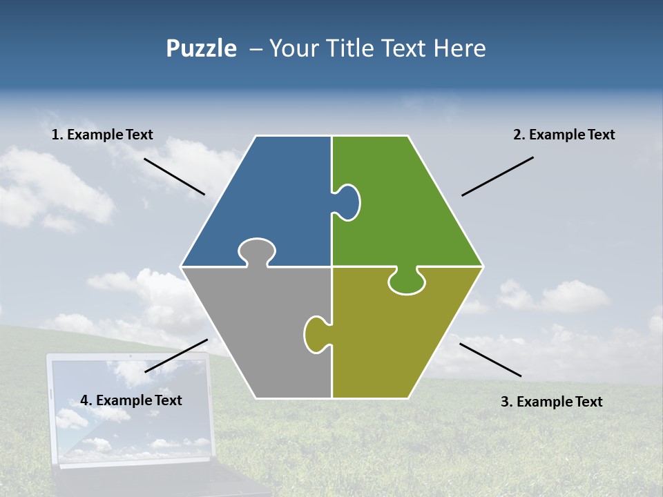 Freedom Blue Mobility PowerPoint Template
