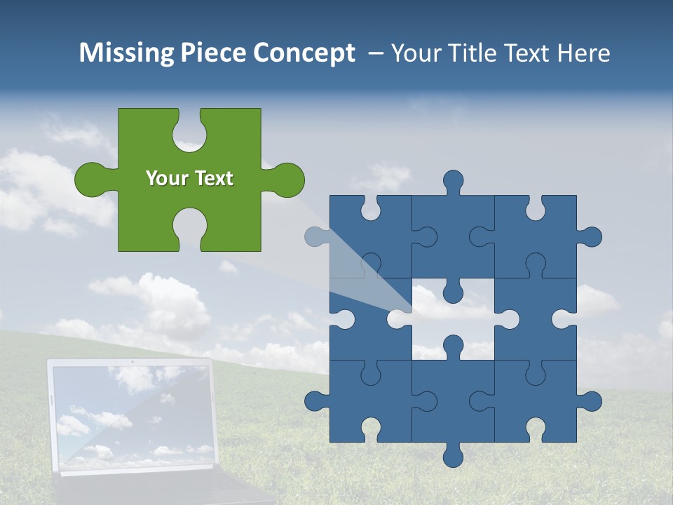 Freedom Blue Mobility PowerPoint Template