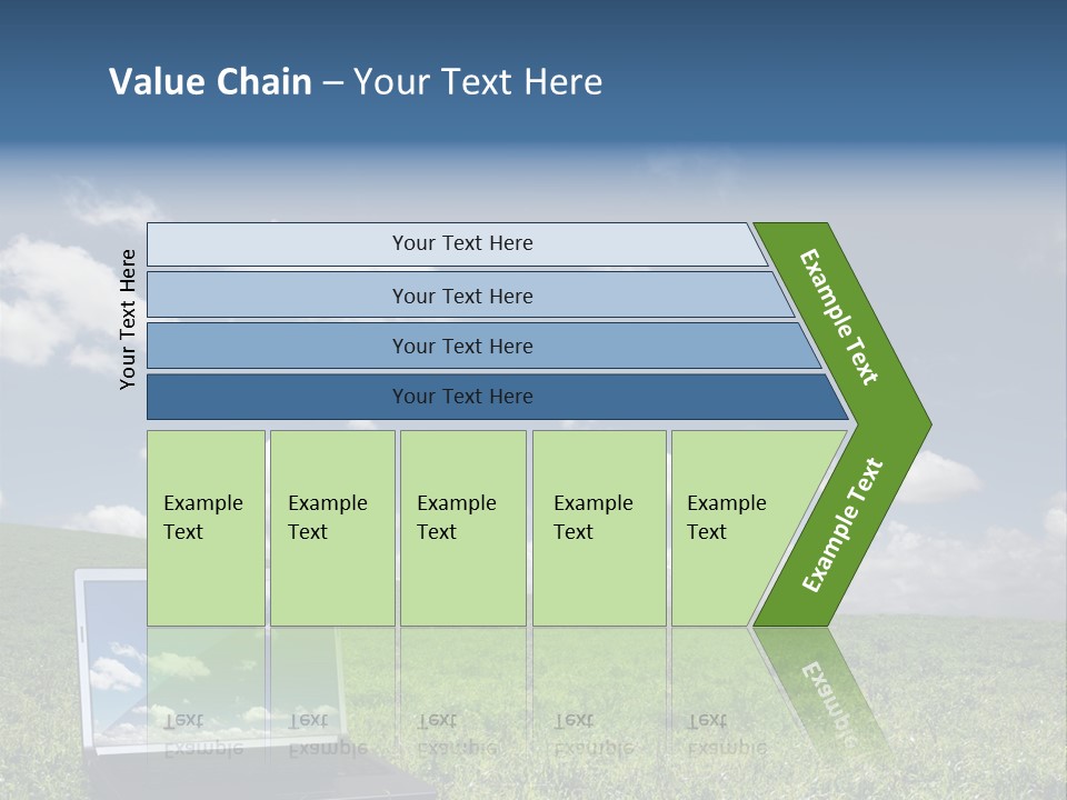 Freedom Blue Mobility PowerPoint Template