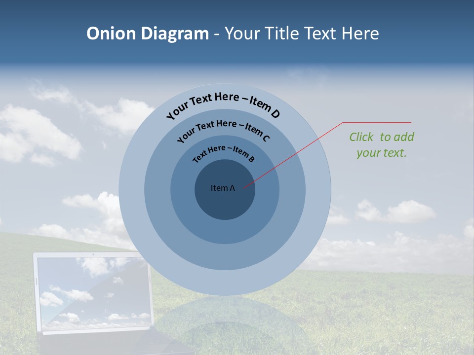 Freedom Blue Mobility PowerPoint Template