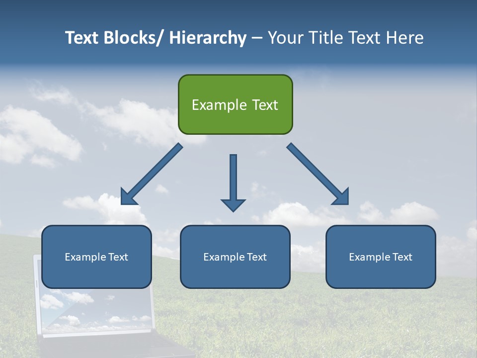 Freedom Blue Mobility PowerPoint Template