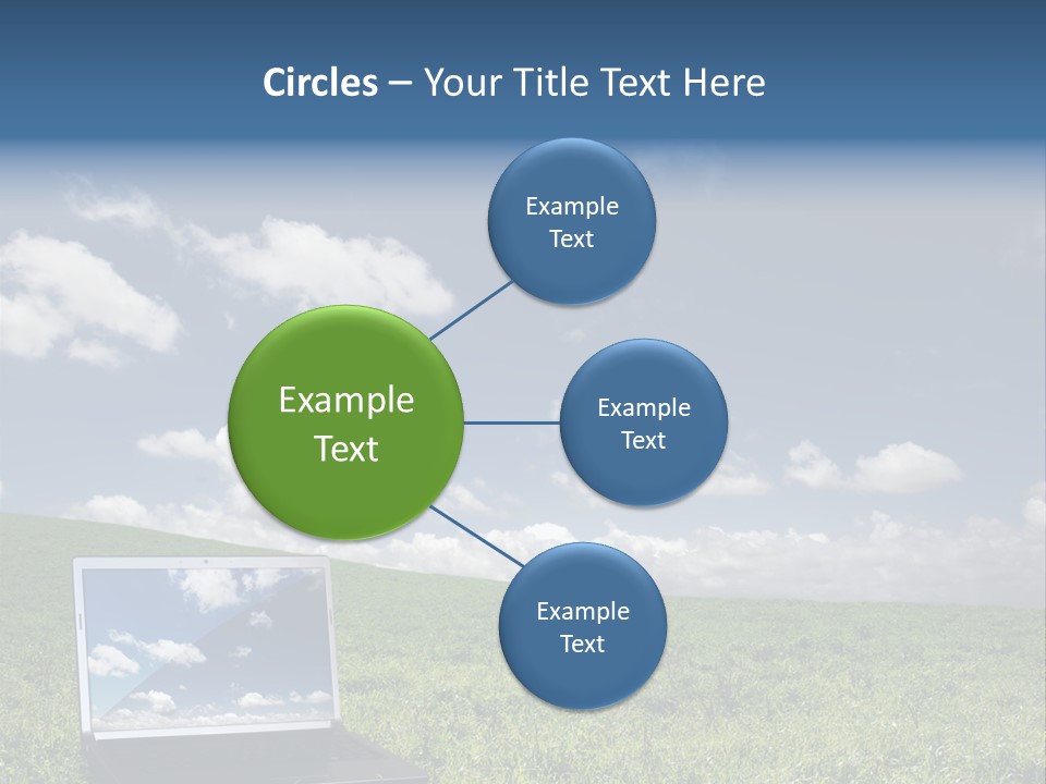 Freedom Blue Mobility PowerPoint Template