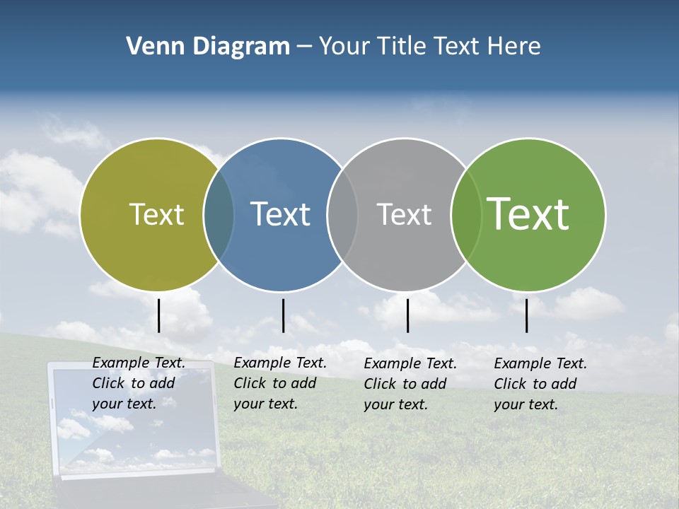 Freedom Blue Mobility PowerPoint Template