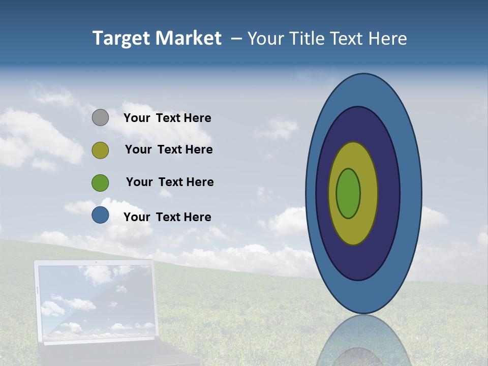 Freedom Blue Mobility PowerPoint Template