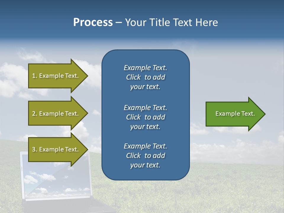 Freedom Blue Mobility PowerPoint Template