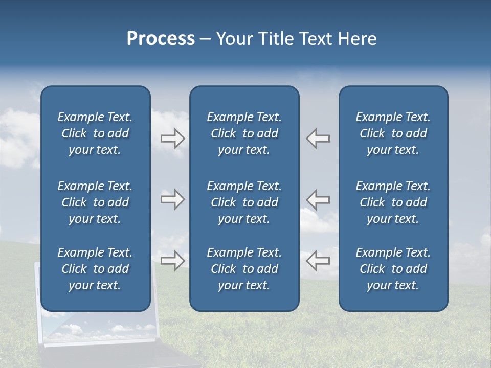 Freedom Blue Mobility PowerPoint Template