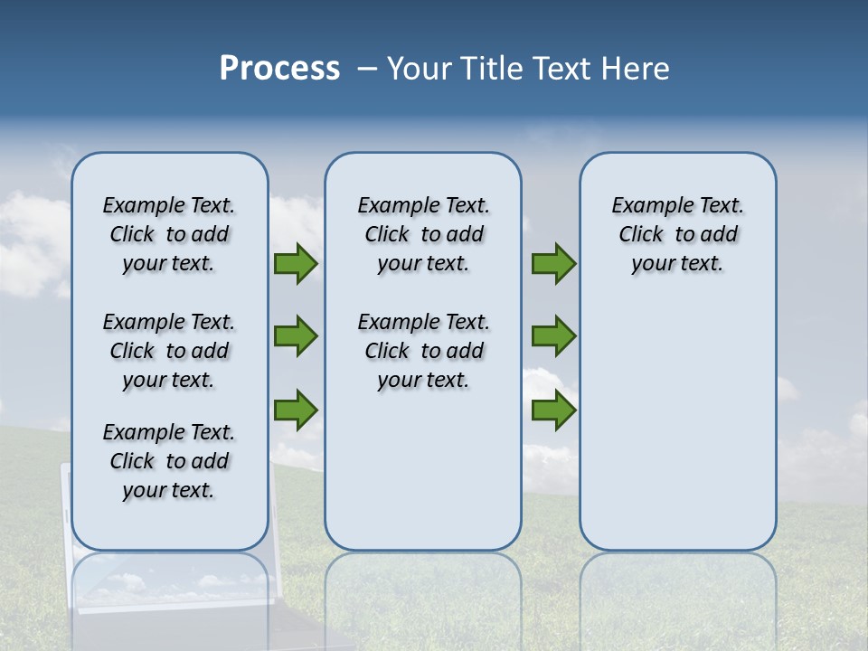 Freedom Blue Mobility PowerPoint Template