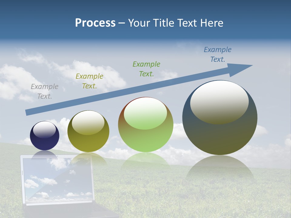 Freedom Blue Mobility PowerPoint Template