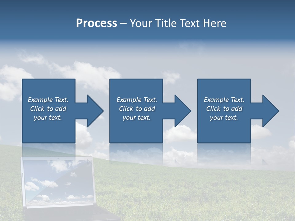 Freedom Blue Mobility PowerPoint Template