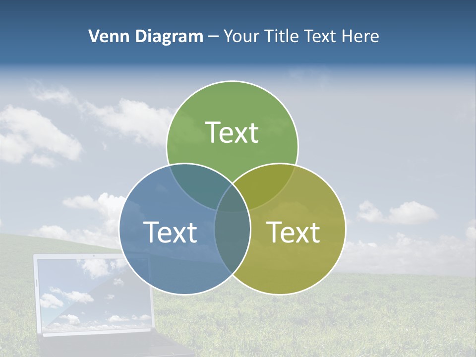 Freedom Blue Mobility PowerPoint Template