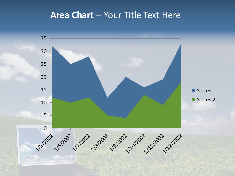 Freedom Blue Mobility PowerPoint Template