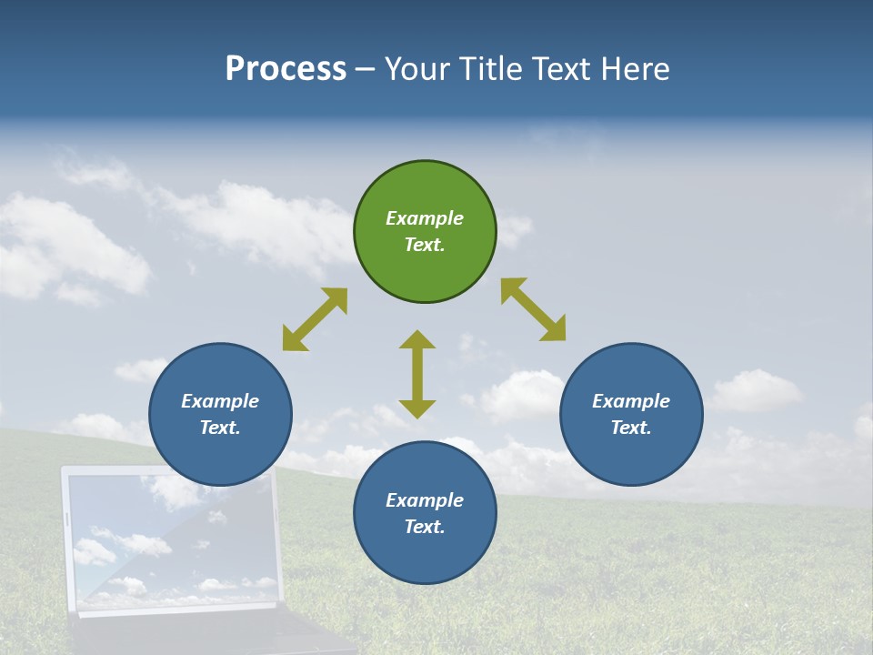Freedom Blue Mobility PowerPoint Template