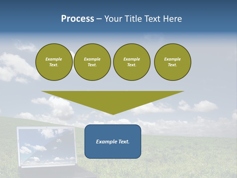 Freedom Blue Mobility PowerPoint Template