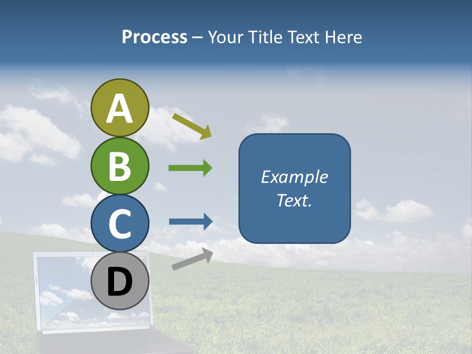 Freedom Blue Mobility PowerPoint Template