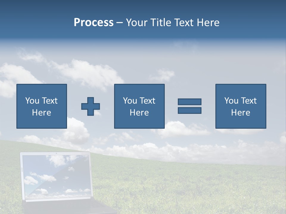 Freedom Blue Mobility PowerPoint Template