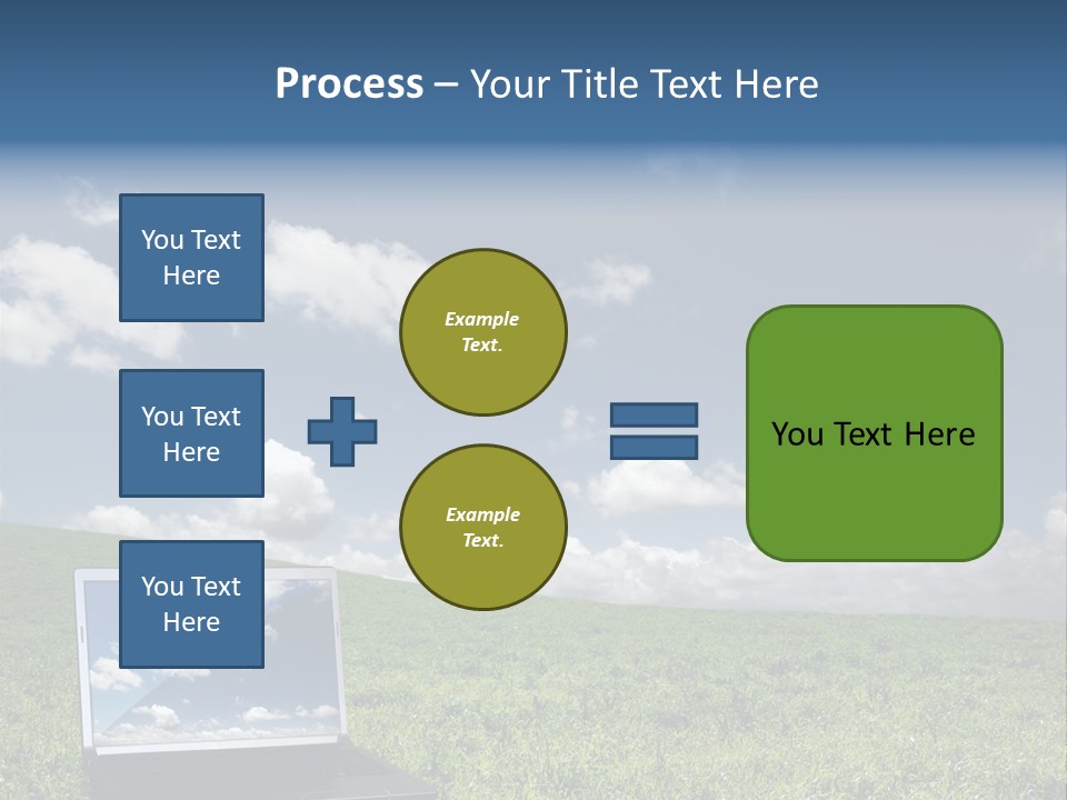Freedom Blue Mobility PowerPoint Template